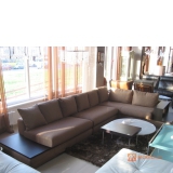 Кутовий модульний диван в сучасному стилі, тканинна оббивка BIJOUX