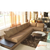 Кутовий модульний диван в сучасному стилі, тканинна оббивка BIJOUX