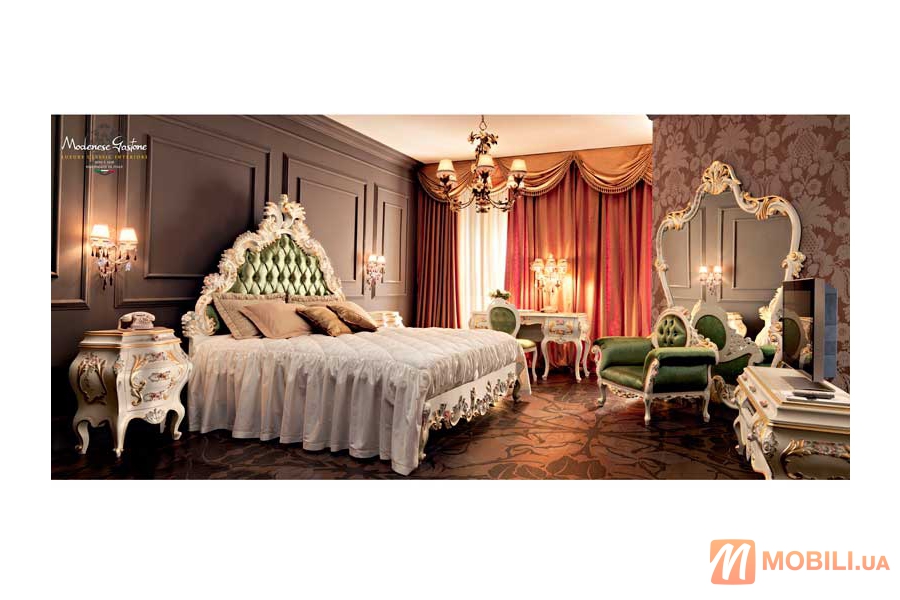 Комплект меблів в спальню, стиль бароко VILLA VENEZIA