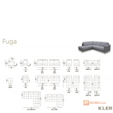 Модульний диван в сучасному стилі FUGA