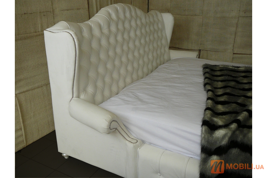 Ліжко з підйомником в тканинній оббивці ARREZO