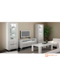 Комплект меблів у вітальню, сучасний стиль ELEGANCE WHITE