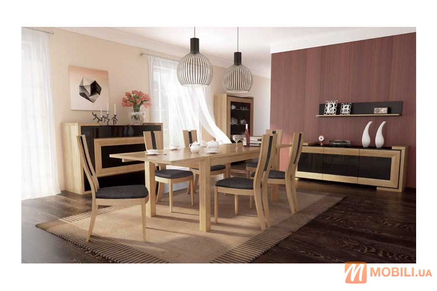 Комплект меблів в столову кімнату, сучасний стиль CORINO