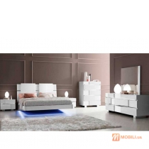 Спальний гарнітур в сучасному стилі CAPRICE WHITE