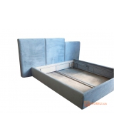 Ліжко з підйомником в тканинній оббивці KUBUS