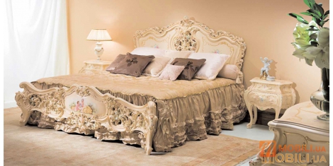 Ліжко двоспальне з декоративною панеллю KING SIZE IRIDE