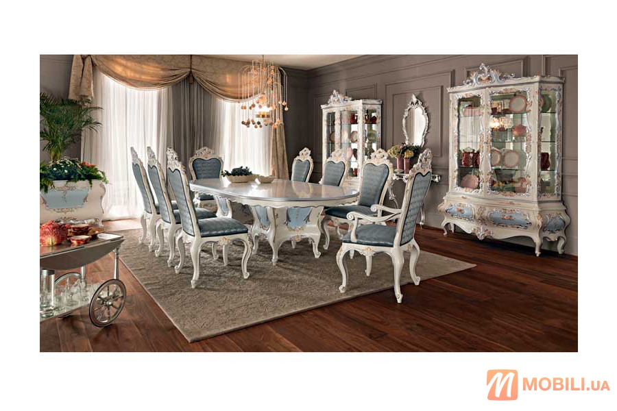 Комплект меблів в столову кімнату, стиль бароко VILLA VENEZIA