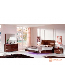 Спальний гарнітур в сучасному стилі CAPRICE WALNUT