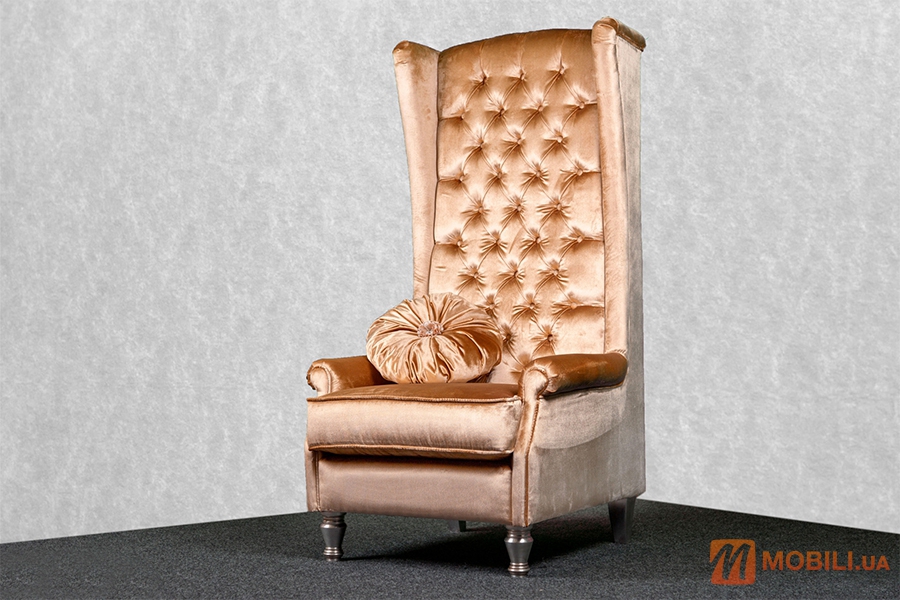 Крісло із високою спинкою, в стилі арт деко AVENO