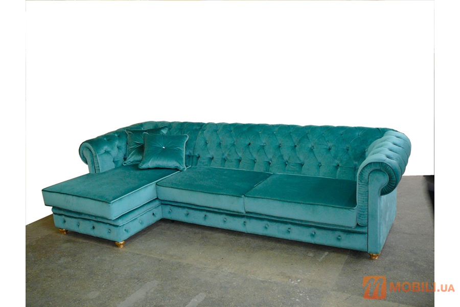 Кутовий диван ліжко в класичному стилі CHESTER ANGOLO