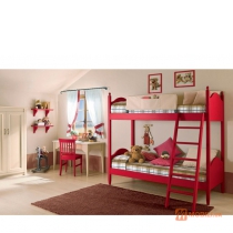 Меблі в дитячу кімнату, двоярусне ліжко в стилі кантрі Romantic Collection Composizione 5