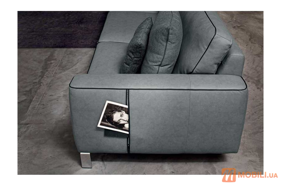 Модульний диван  в сучасному стилі, оббивка шкіра RUSSEL