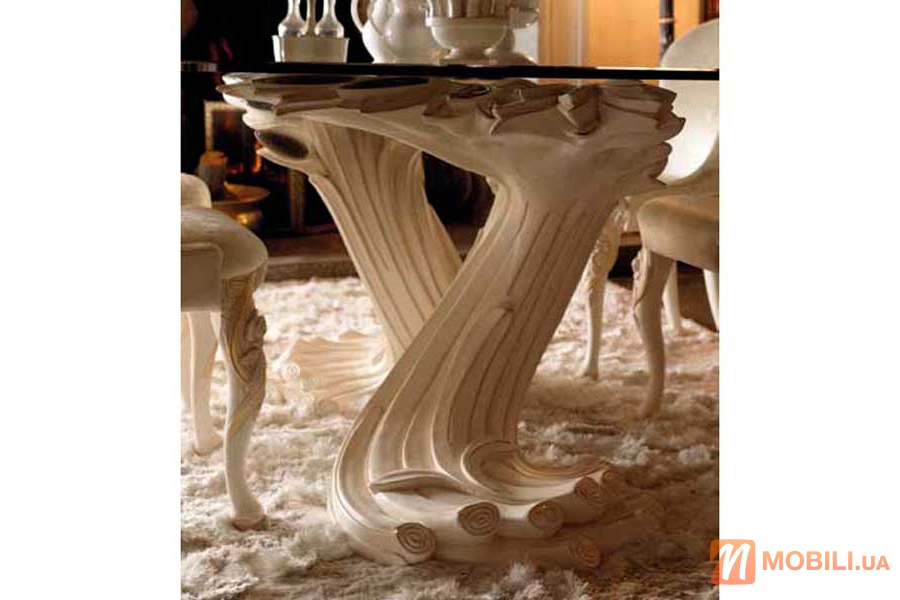 Стіл із скляною стільницею, в класичному стилі SAVIO FIRMINO