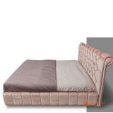 Ліжко в тканинній оббивці, з підйомним механізмом VIENNA
