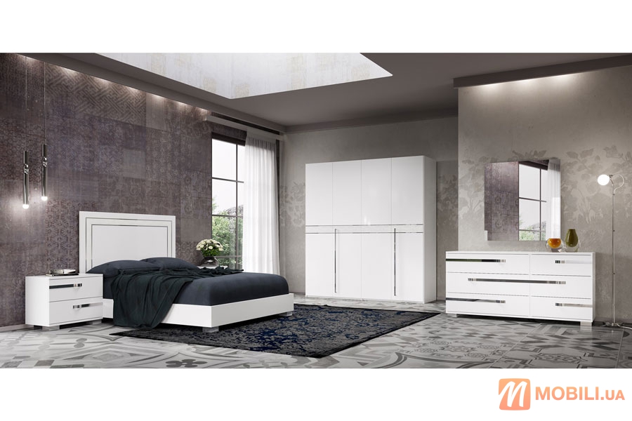 Спальний гарнітур в сучасному стилі VOLARE WHITE