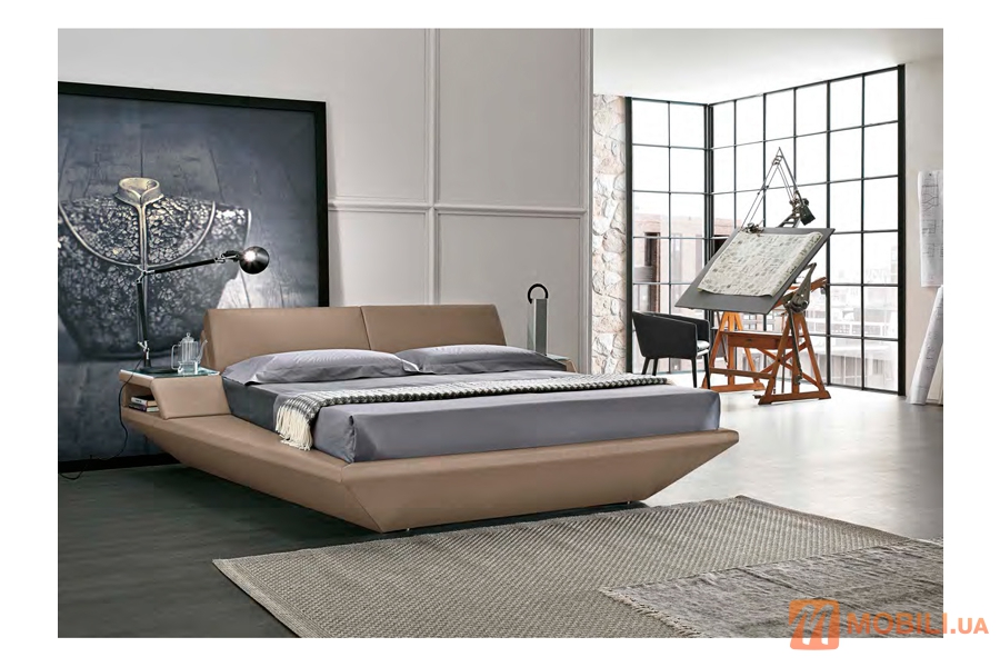 Ліжко з підйомним механізмом в сучасному стилі ELBA