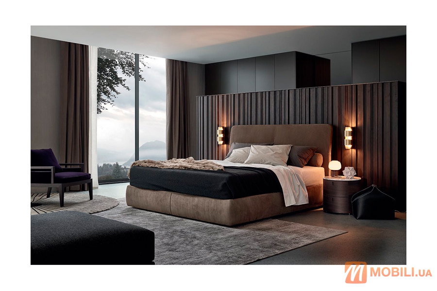 Ліжко двоспальне в сучасному стилі LAZE