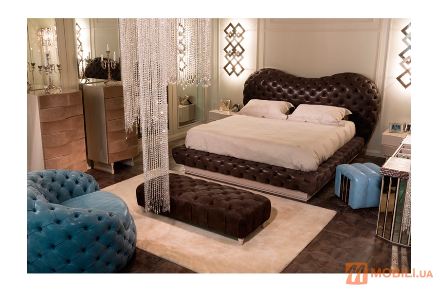Ліжко двоспальне в стилі арт деко DUSOLA