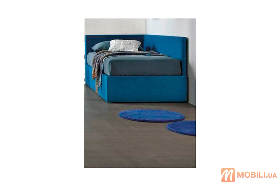 Ліжко з кутовим бортиком в сучасному стилі LETTO A01