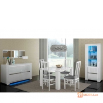 Комплект меблів в столову кімнату, сучасний стиль ELEGANCE WHITE