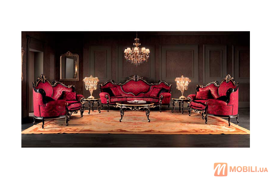 Комплект м'яких меблів в стилі барокко VILLA VENEZIA