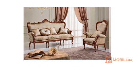 Комплект м'яких меблів в класичному  стилі FILIPPO